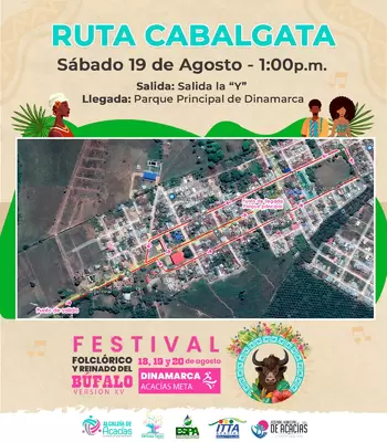 XV Festival y Reinado del Búfalo: Cabalgata por las calles de Dinamarca