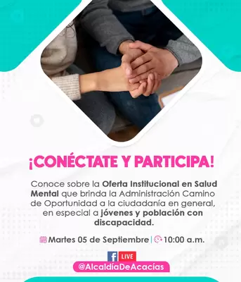 Facebook Live: Participación Ciudadana Programas de Salud Mental