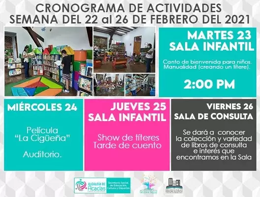 Actividades en la Biblioteca Pública Municipal